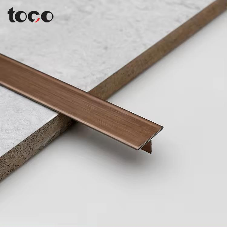T-Shaped Tile and Floor Accessories Profile Edge Ceramic Stainless Steel Tile Trim