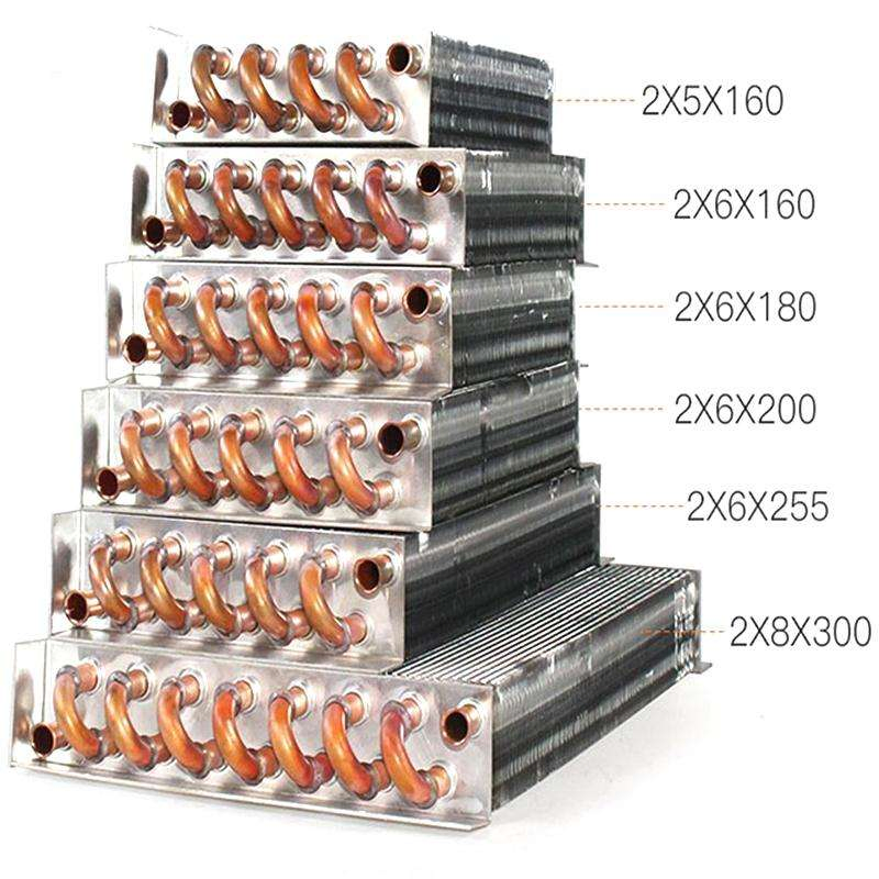 Heat Exchanger Copper Tube Condenser Evaporator Coil for Commercial Refrigerator Beverage Cooler