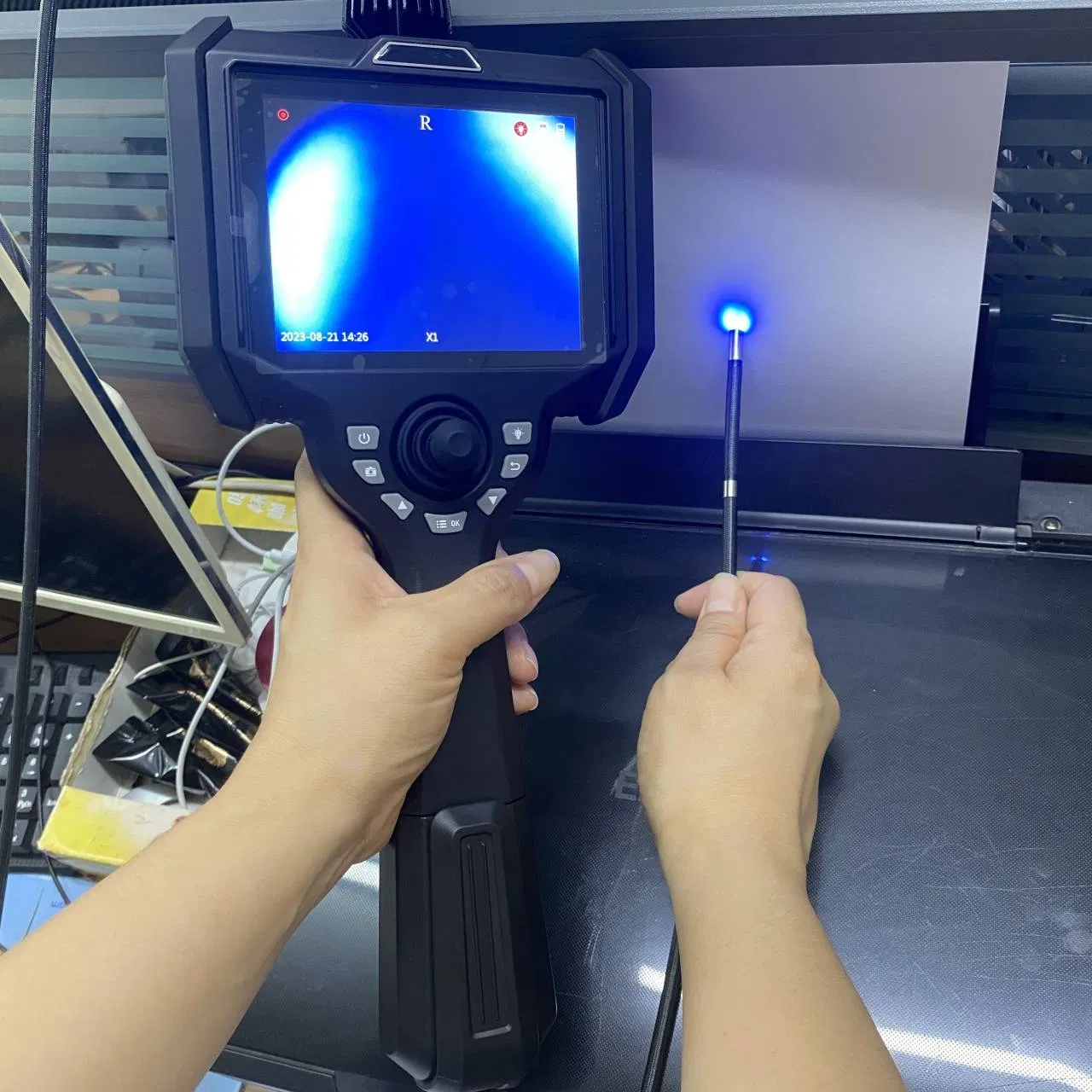 Промышленный видеоскоп с УФ-флуоресценцией 6мм