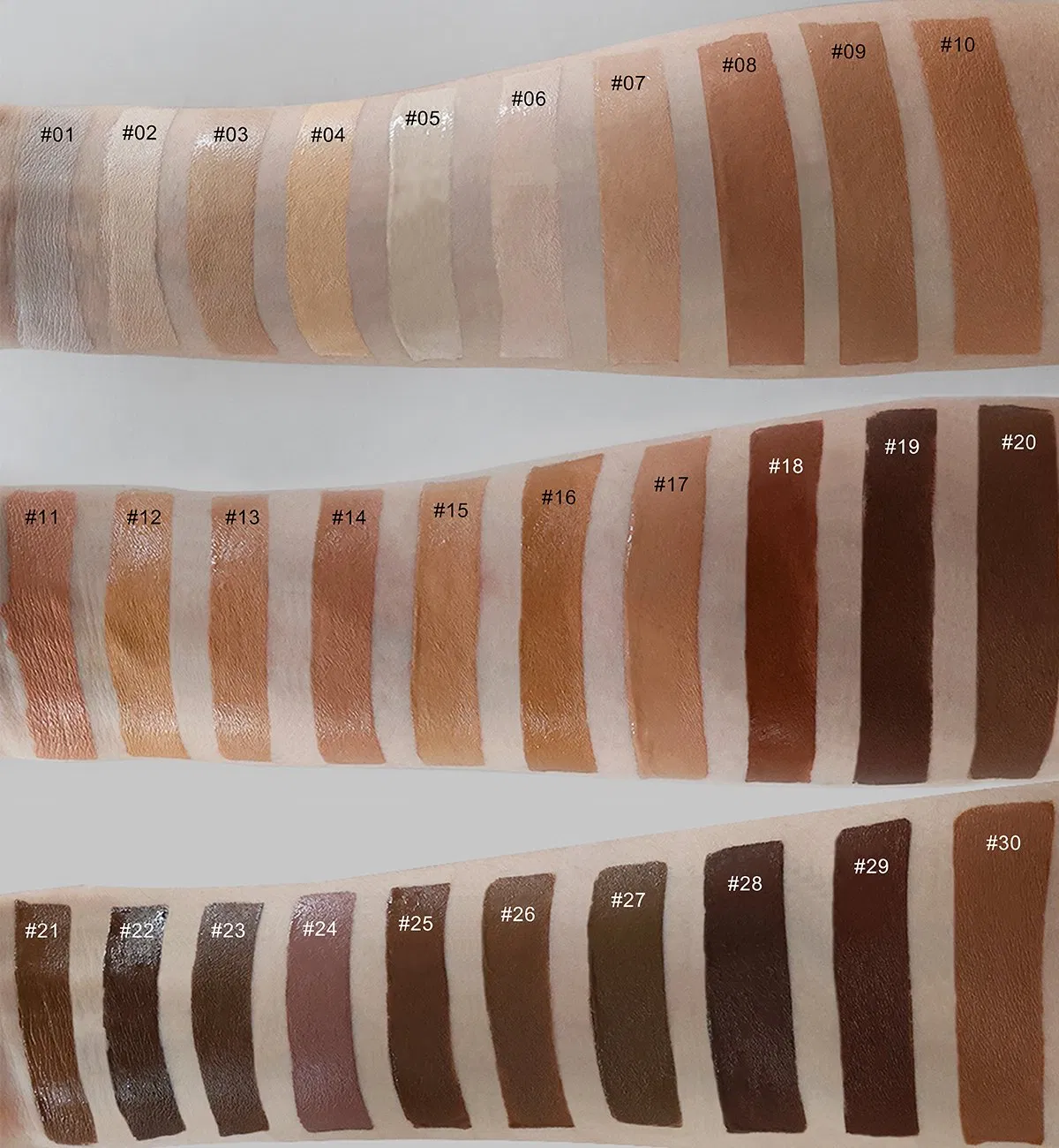 Makeup Cosmetics Vegan 30 Colors Full Coverage Liquid Foundation