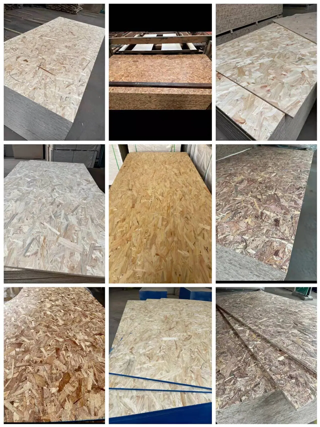 Premium-Grade 3mm Melamine-Faced Plywood with Multi-Layer Oriented Strand Board (OSB) Core for Furniture Decoration