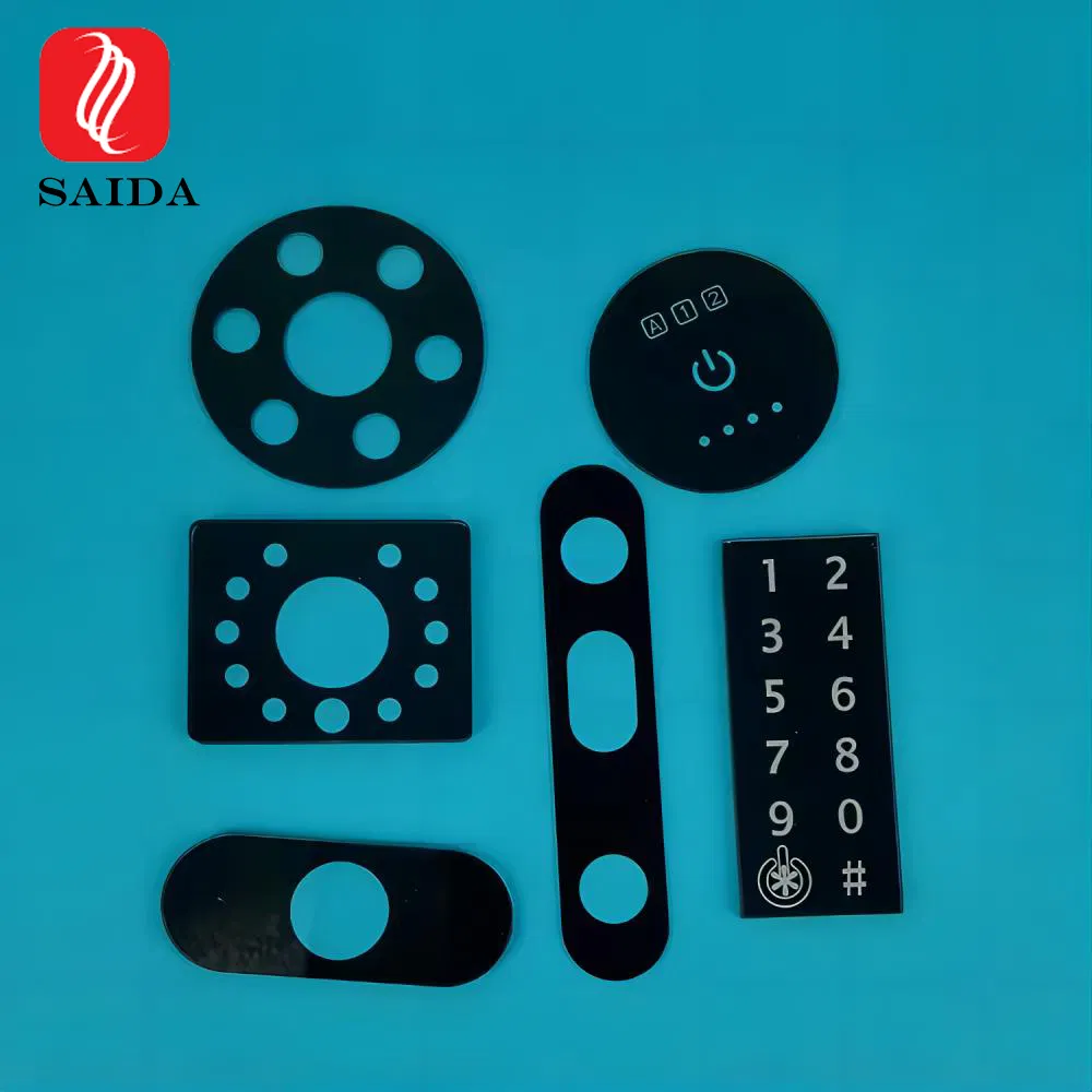 Customized 0.5mm-2mm Tempered Glass for Camera Len Glass with Blacking Printing and Ar Coating