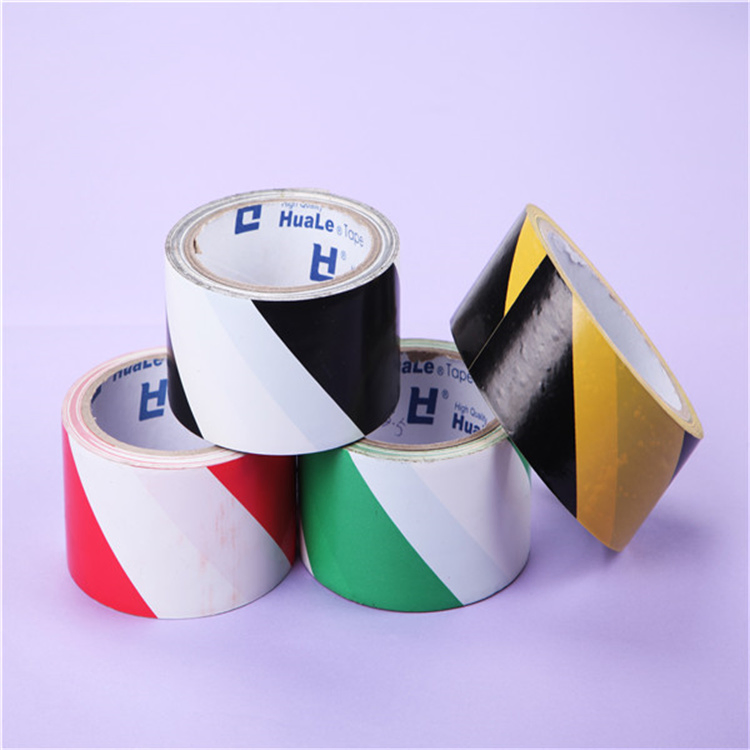2015 Hot Sale Yellow and Black PVC Adhesive Warning Tape Floor Marking Tape