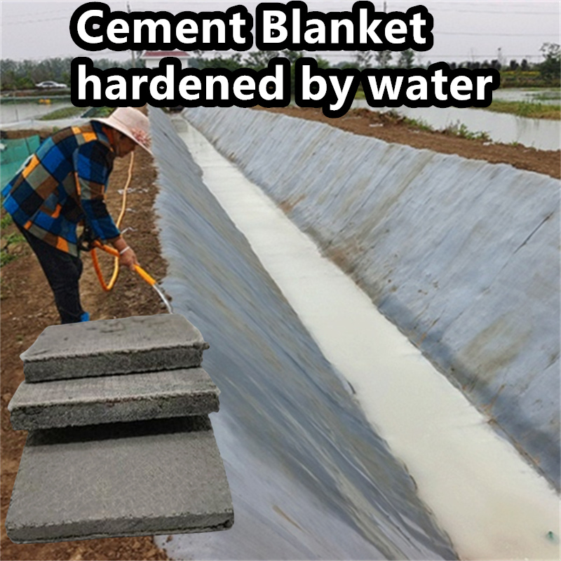 Slope Stabilization with Cement Blanket