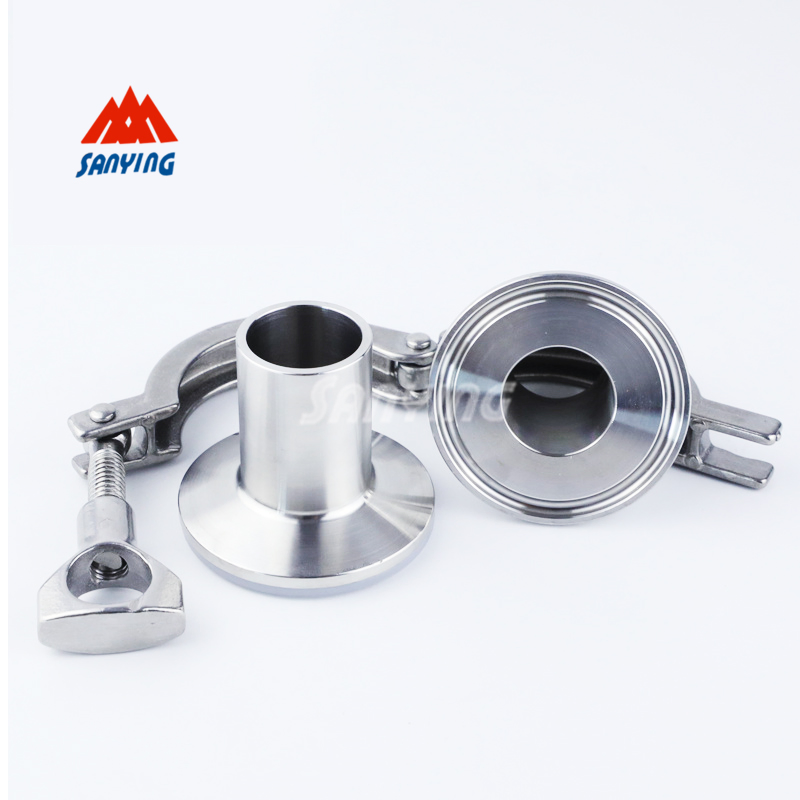 Food Grade DIN SMS 3A SS304 316 Sanitary Pipe Fittings Swivel Joint Stainless Steel Union Fittings for Food Dairy