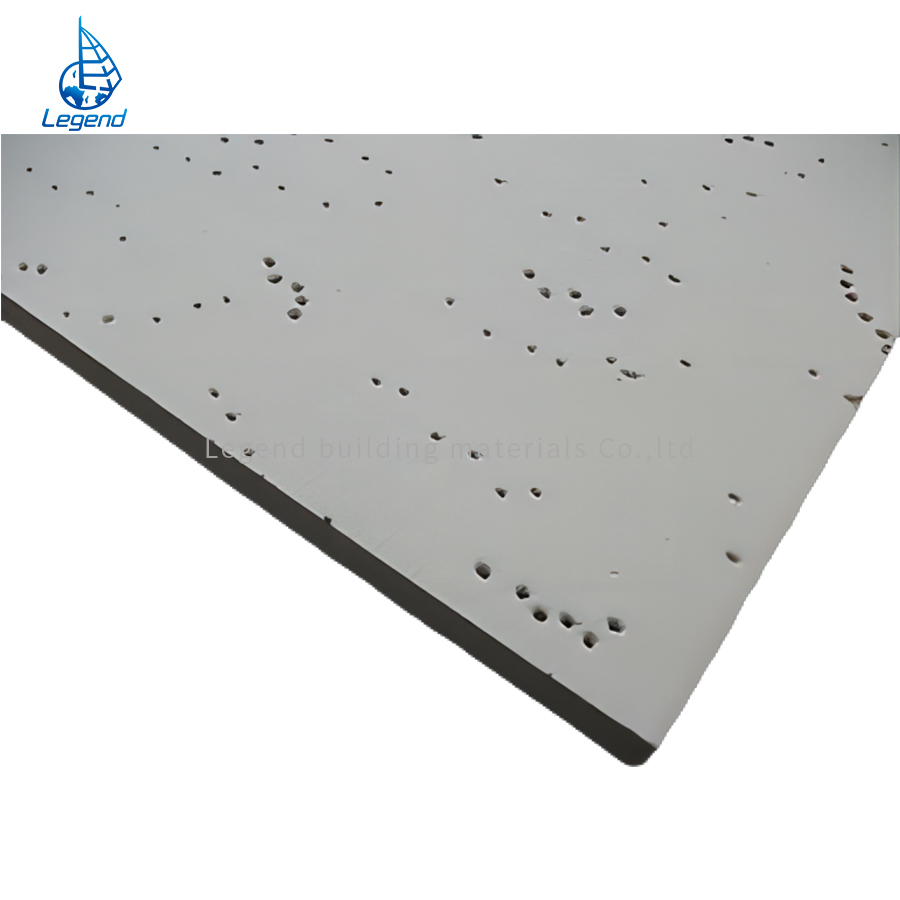 Durability Damp-Proof 600*600mm Suspended Mineral Fiber Ceiling Board for Institutional Buildings