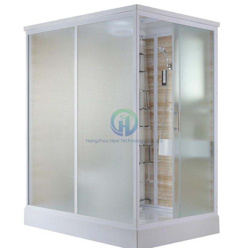 Compact Prefab House with Integrated Toilet and Shower Solutions