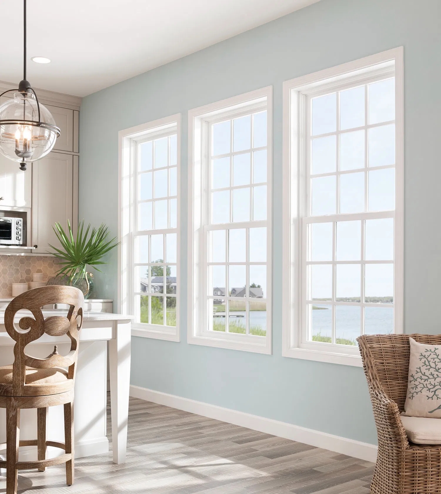 OEM Single Hung Impact Windows Top Sash of Single Hung Window