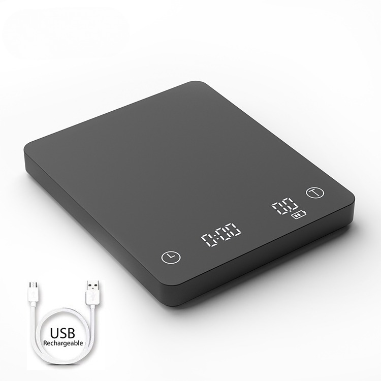 Wholesale Electronic Coffee Scale Coffee Kitchen Weighing Scale with Timer Digital Coffee Scale