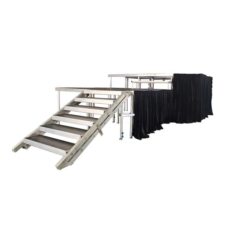 Aluminium Stage Concert Wedding Outdoor Event Portable Mobile Easy Install Event Stage