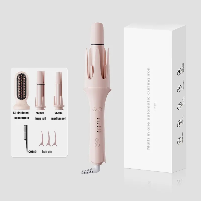 Factory Wholesale Curly Hair Stick 5 in 1long Barrel Professional Hair Curling Iron Multifunctional Smart Automatic Curling Iron