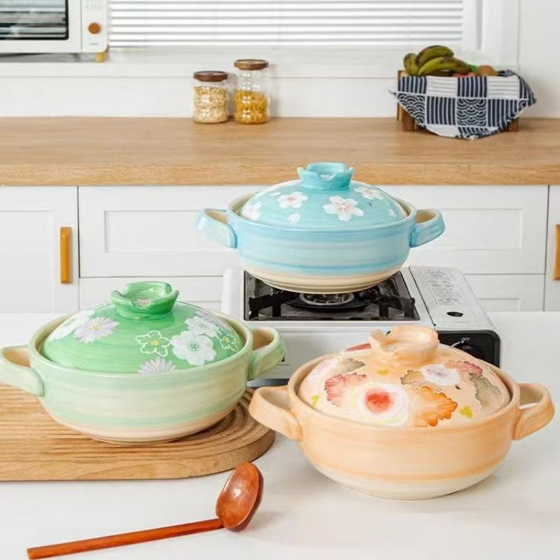 Classic Kitchen Ceramic Clay Food Pots for Home Restaurant