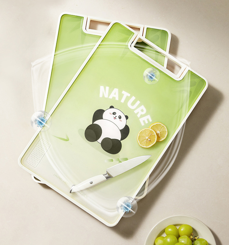 Cutting Board Double-Sided Kitchen Solid Wood Cutting Board Antibacterial and Mildew Resistant