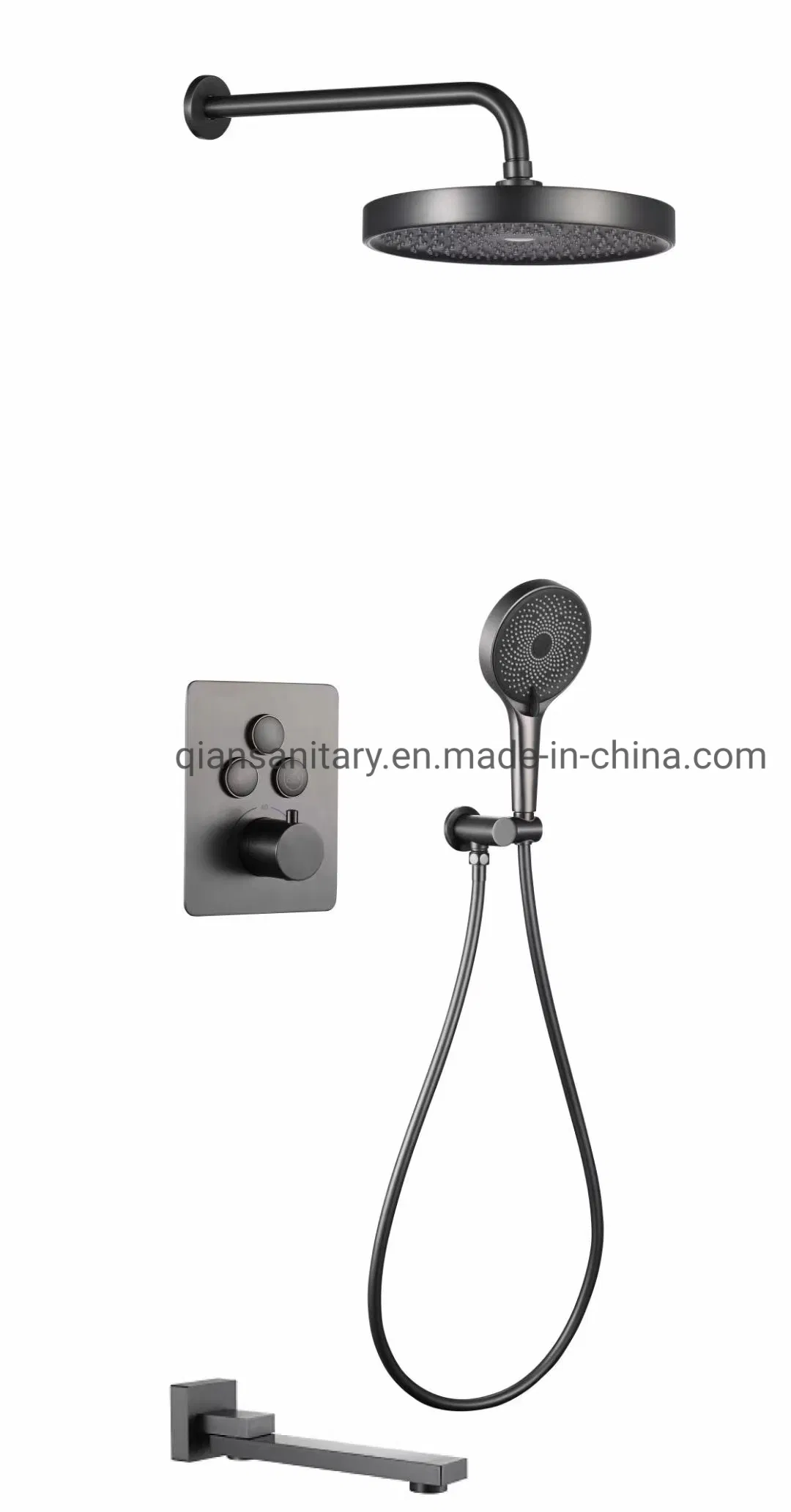 Chrome Plated Brass Conceal Faucet