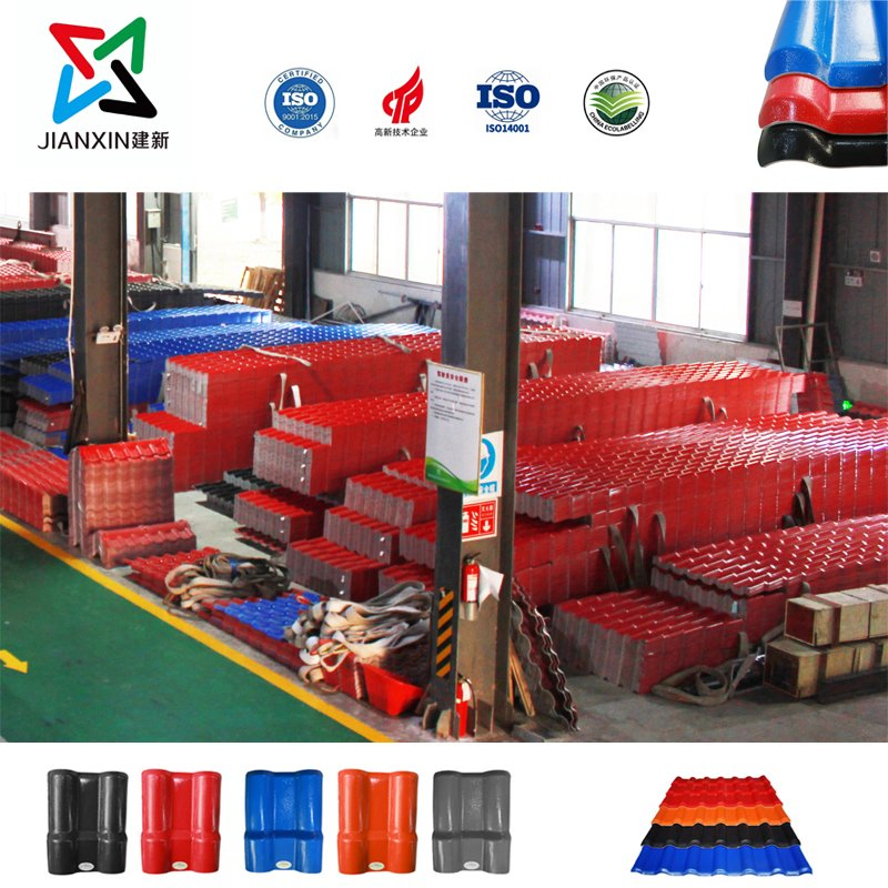 Can Be Used for 30 Years Roof Tile PVC Plastic Resin Tile Sheet of Tile Hot Sales Waterproof