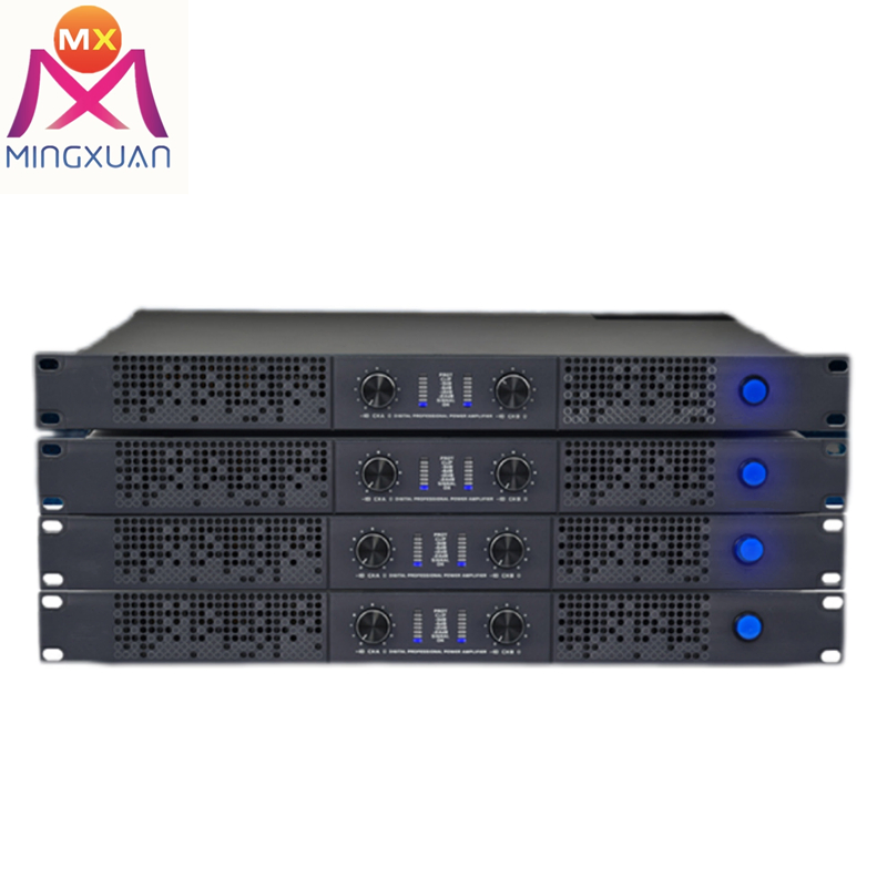 2-Channel Power Amplifier 1u Digital Audio Subwoofer Professional DJ Show Speaker