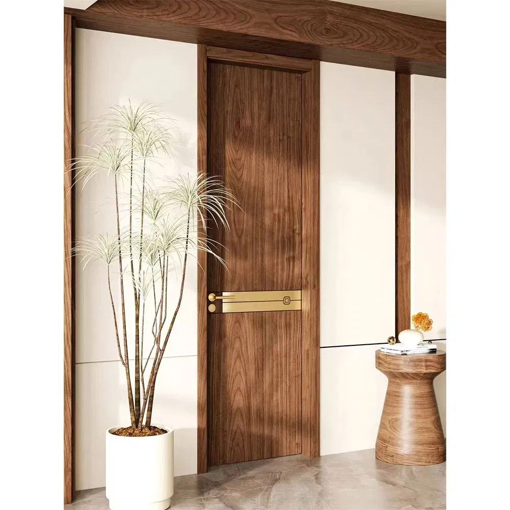 Sample Provided Sapele Veneer Solid Wood Interior Room Door