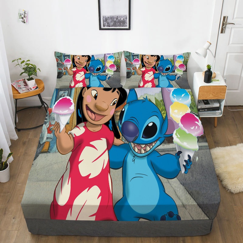 Customized Bed Sheet Fitted Sheet Printed Sheet