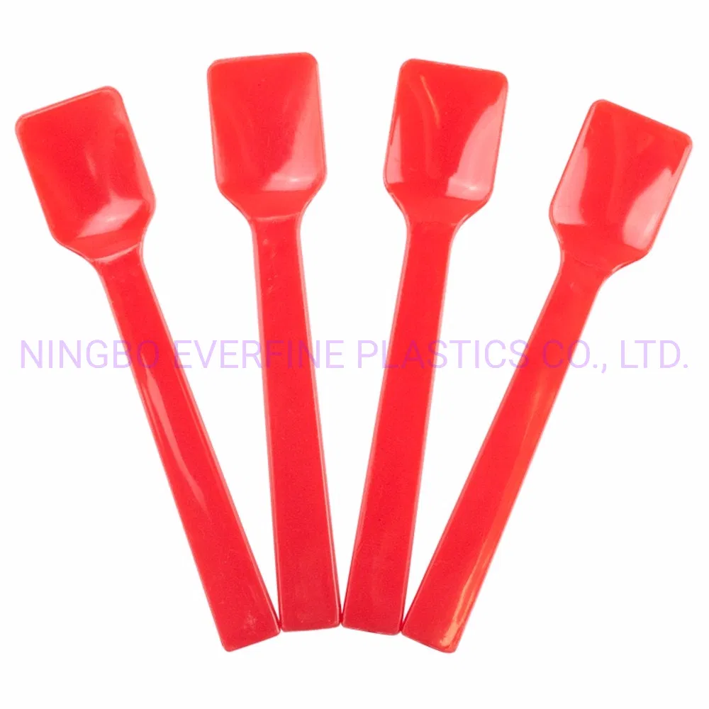 Disposable Plastic Gelato Spoon / Ice Cream Spoon (PS)