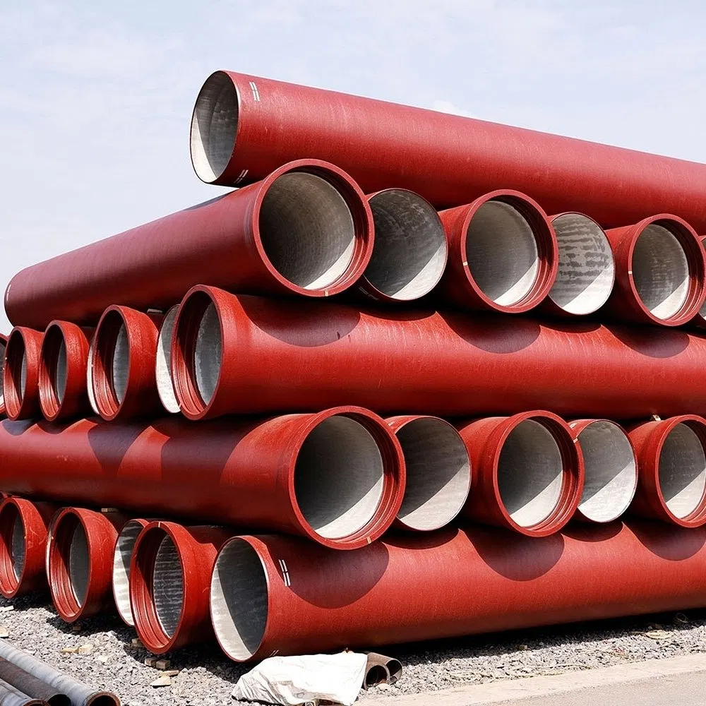 Long Lifespan 5700mm-6000mm Length Sand Cast Ductile Cast Iron Pipe