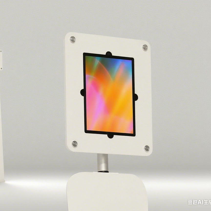 High Quality Floor-Standing Tablet Rack with Italian Design Matching Booth Promotion Table