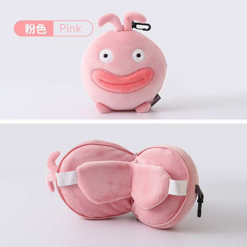 OEM Comfortable Factory 2 in 1 U-Shaped Neck Pillow Eye Mask Set