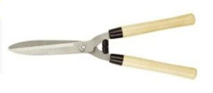 Premium Wooden Handle Hedge Shear for Precision Trimming