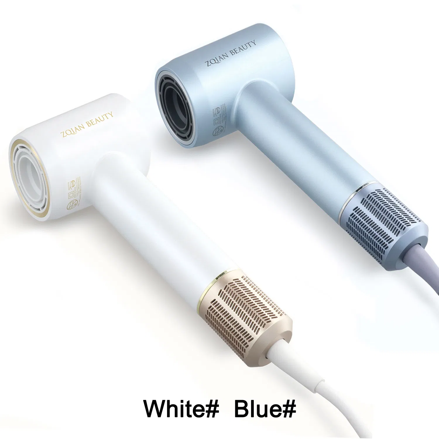 Negative Ionic Blow Dryer Leafless Hair Dryer Professional BLDC Brushless High Speed Blow Hair Dryer