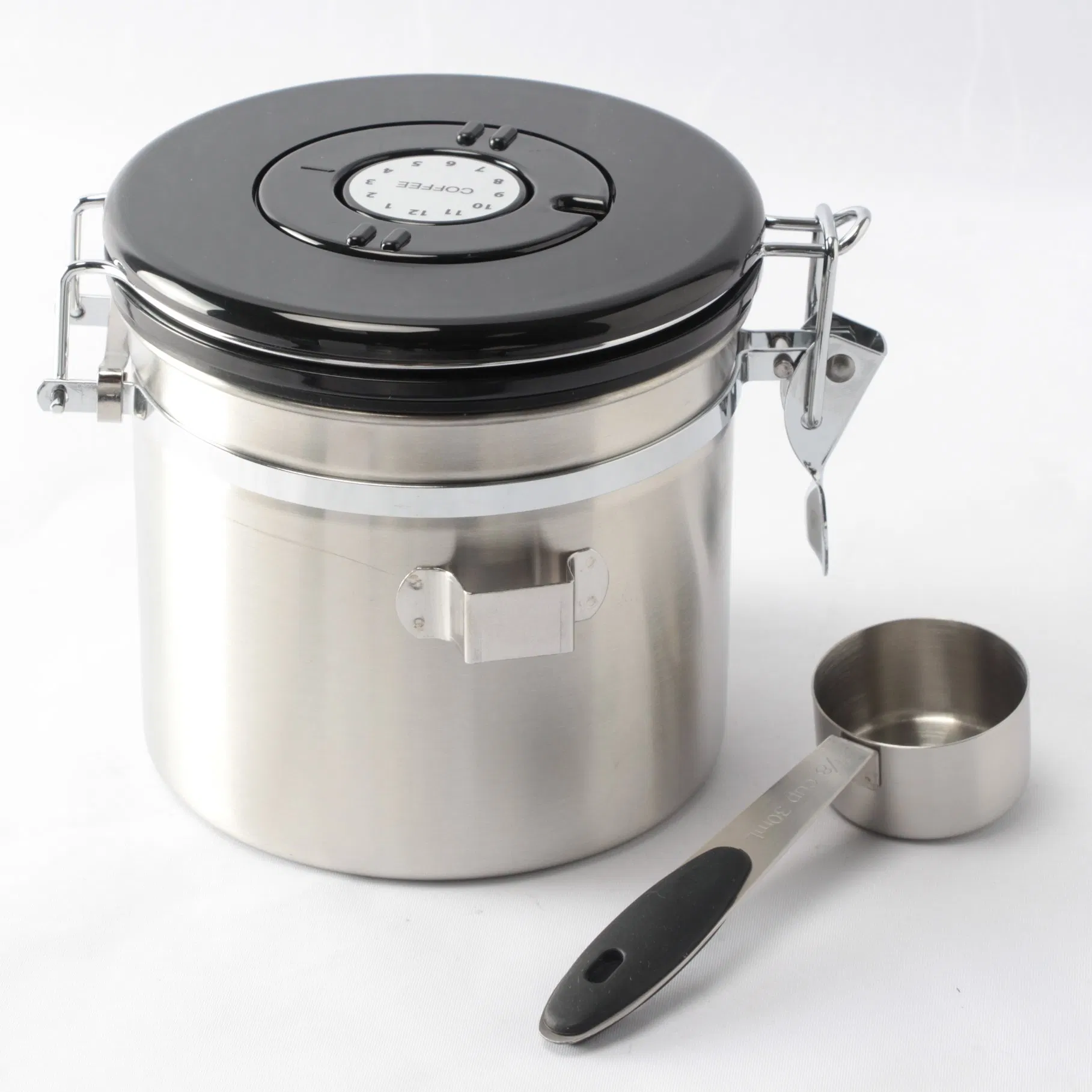 High Quality Airtight Coffee Storage Jar with Value Lid