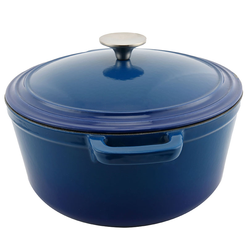 Customized Enamel Dutch Oven with Lid Cookware Kitchen Cooking Pot Enameled Cast Iron Casserole 3.5qt