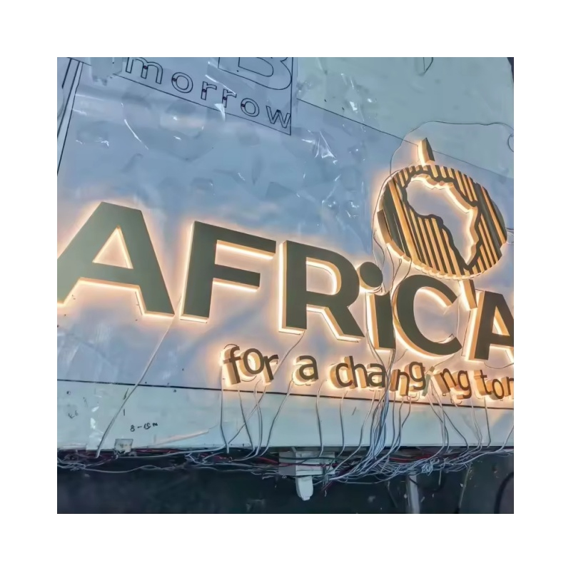 LED Storefront Signage Outdoor Waterproof Non Illuminated Acrylic Letter Signs
