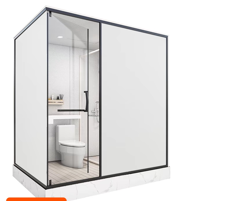 1.8*3.0*2.2m Hospital-Grade FRP SMC Molded Hygienic Anti-Cross-Infection Prefabricated Integrated Bathroom