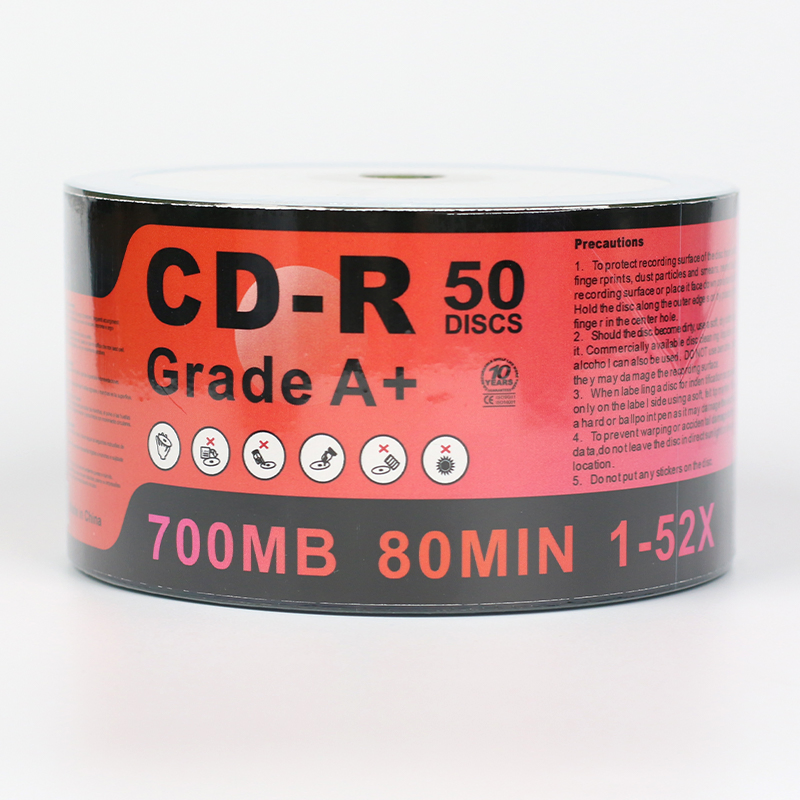 Чистые CD-R диски 700МБ, 2-56X, оптом