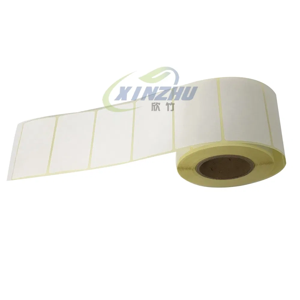 Custom 60mmx40mm Direct Thermal Sticker Waterproof Barcode Label Thermal Label Sticker