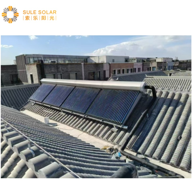 Бытовой солнечный водонагреватель Sule Solar с вакуумными трубками