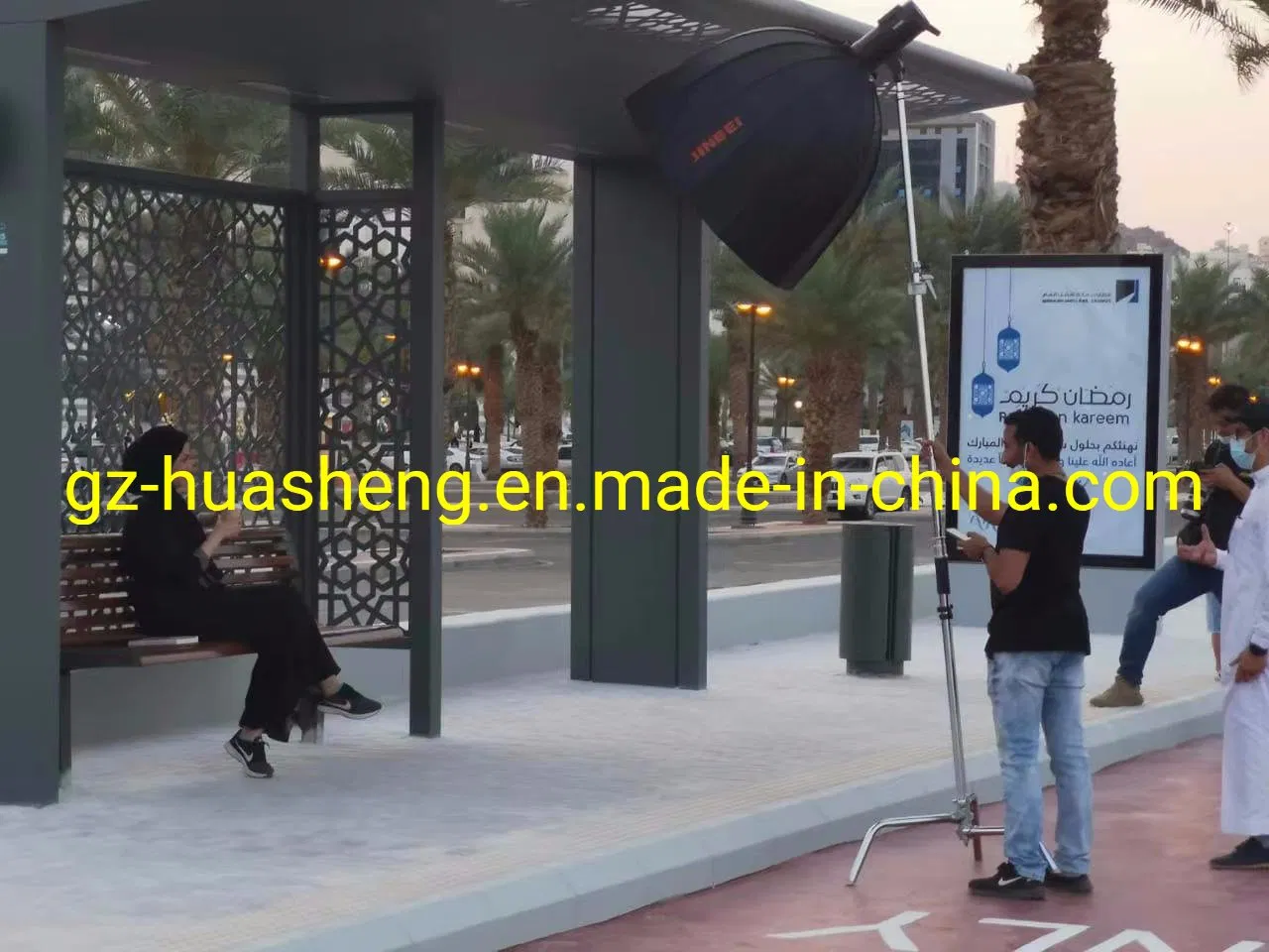 Customized Bus Stop Shelter (HS-BS-S006)