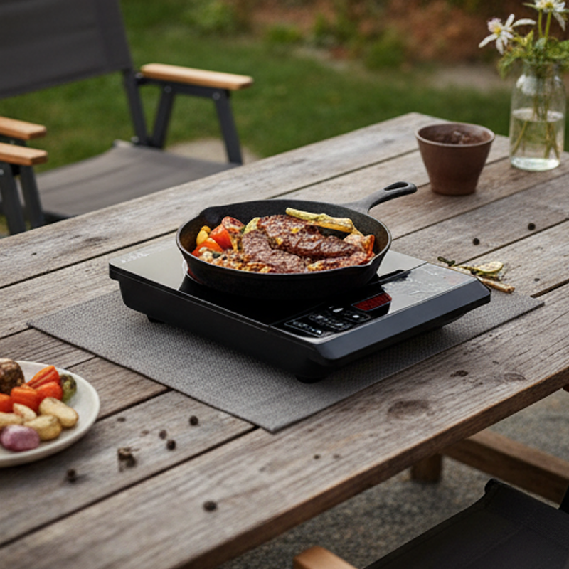 Sleek Electric Stove Induction Cooker with Ceramic Glass Surface Electric Stove Cooker