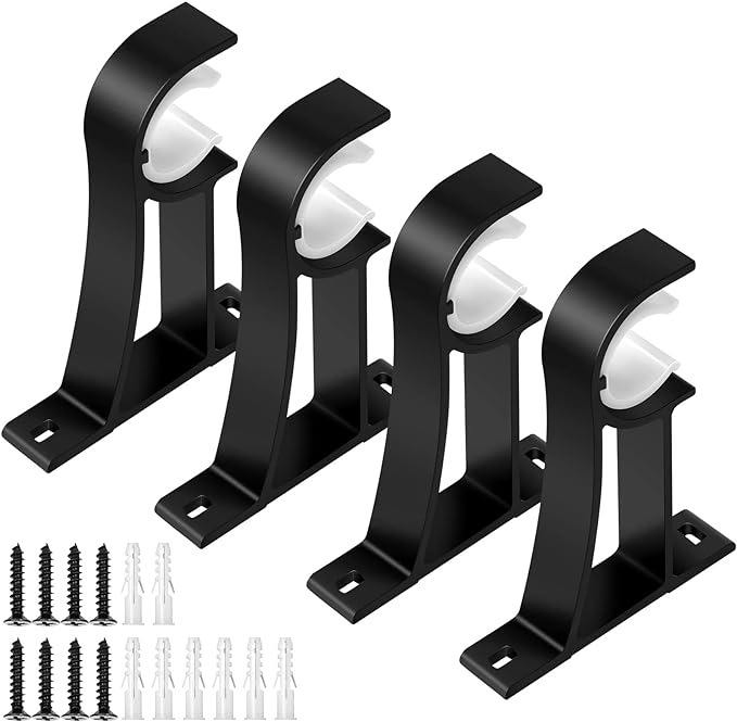 Fabrication Curtain Rod Bracket Metal Livingroom Curtain Rod and Accessories