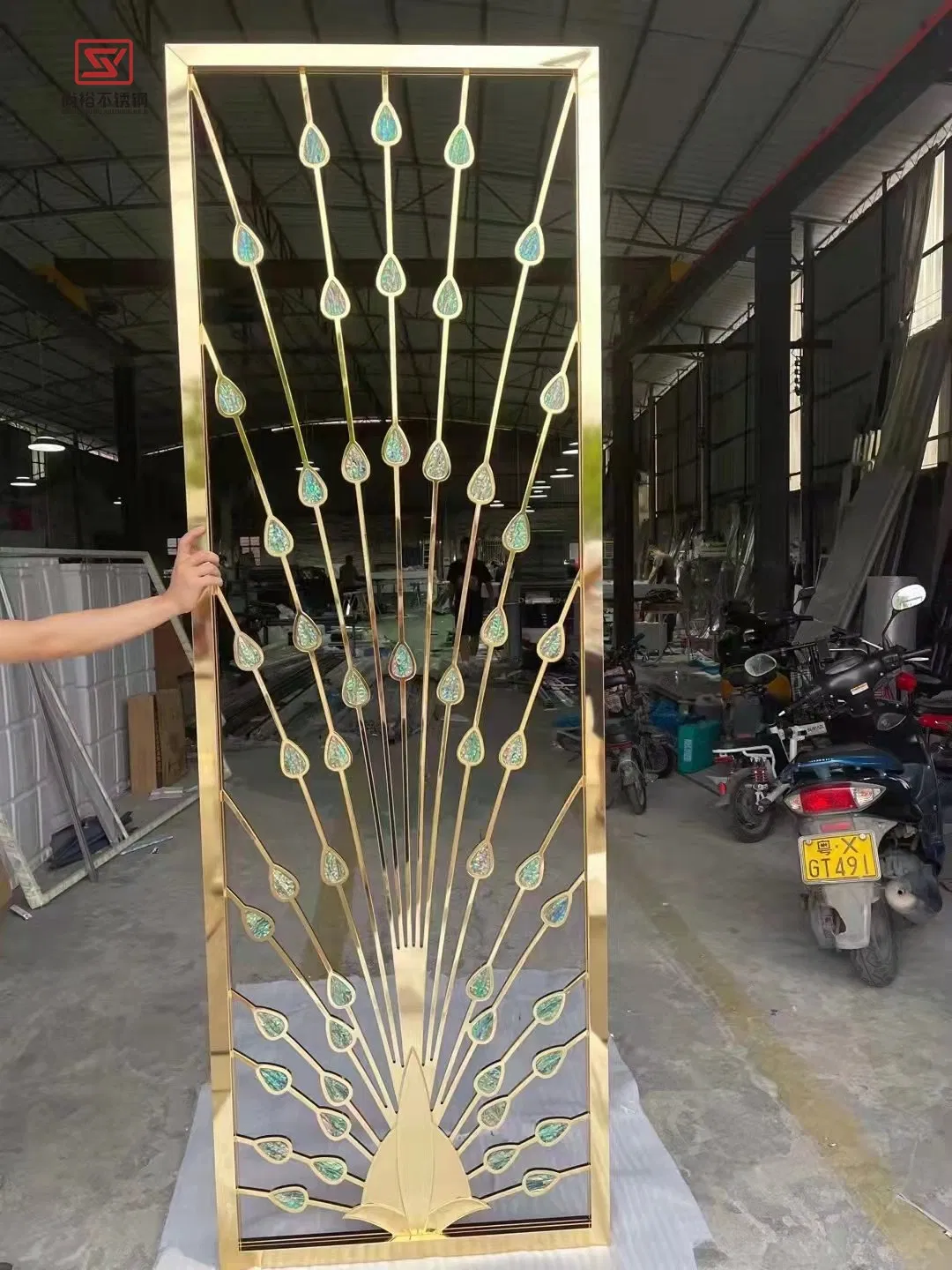 Stainless Steel Screen Panels Hotel Metal Screens Living Room Divider Partition