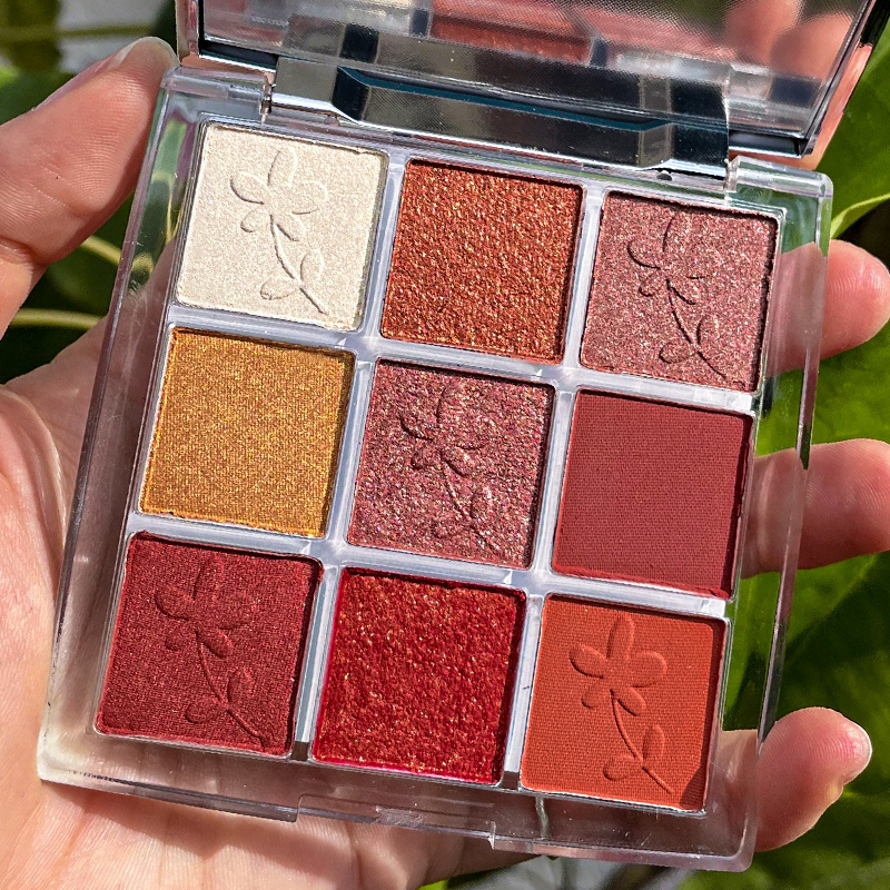 Eyeshadow Plate Nude Makeup Highlight Earth Color Light Makeup Matte Eyeshadow