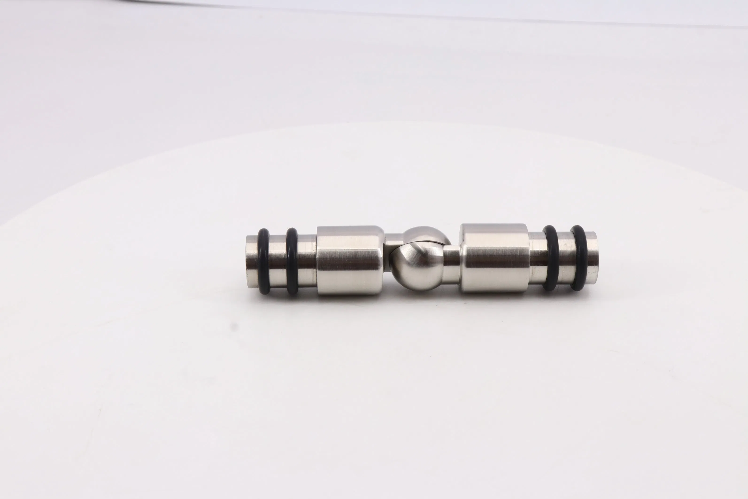 Premium 304 Stainless Steel Bathroom Partition Connector for Tubes