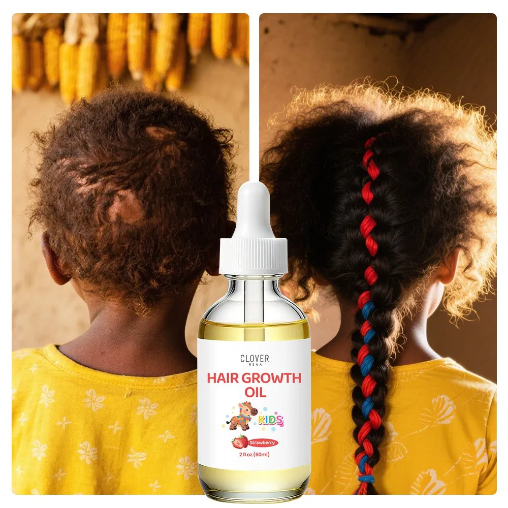 Natural Baby Kids Hair Care Products Extra Strength Growing Nourishing Children Hair Growth Grow Serum Oil Black Seed