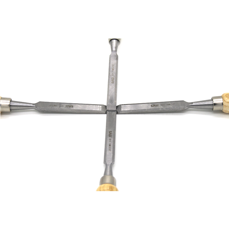 Долото по дереву Sali 8мм Cr-V с деревянной ручкой