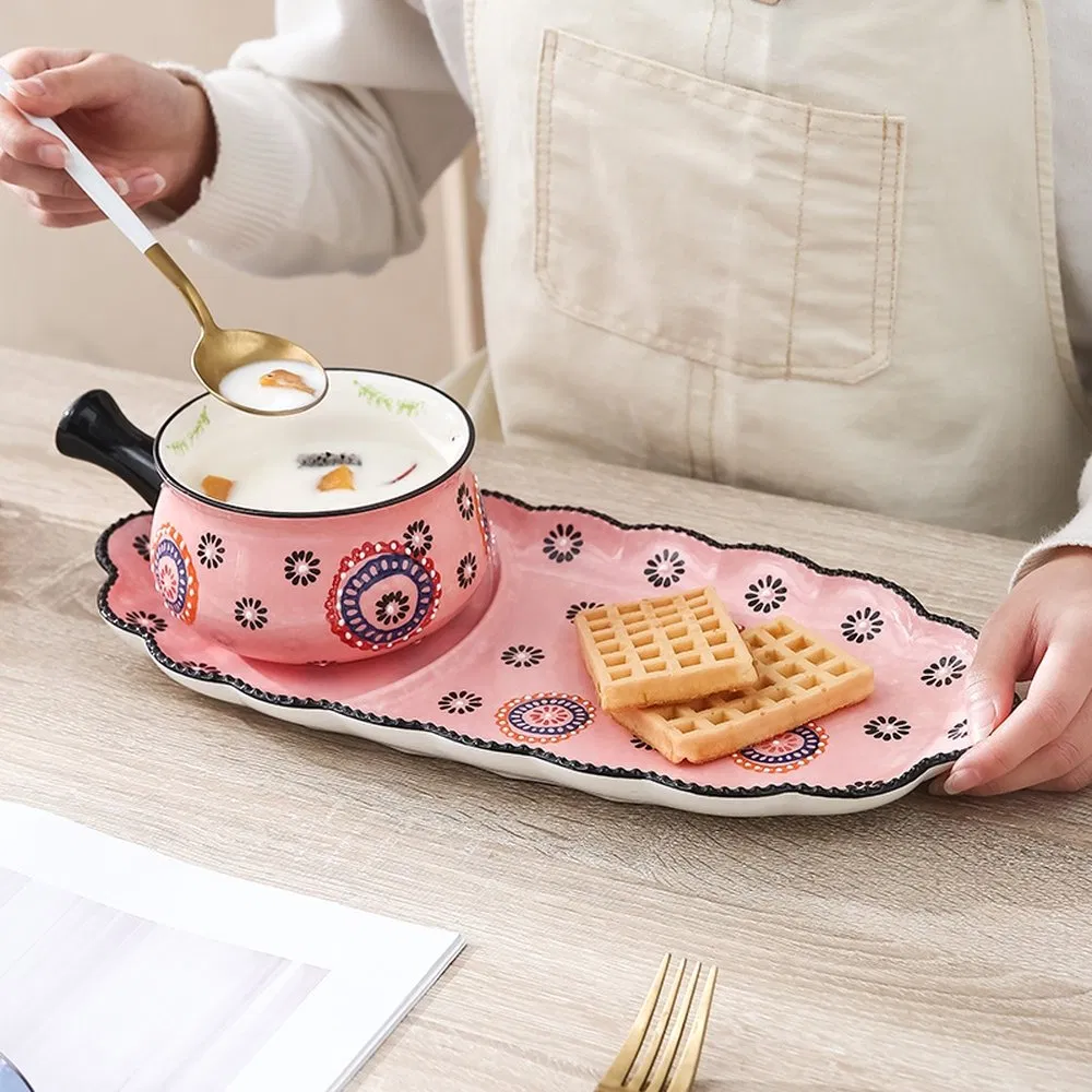 Lightweight Damage Resistant Ceramic Soup Bowls for Friends Gatherings