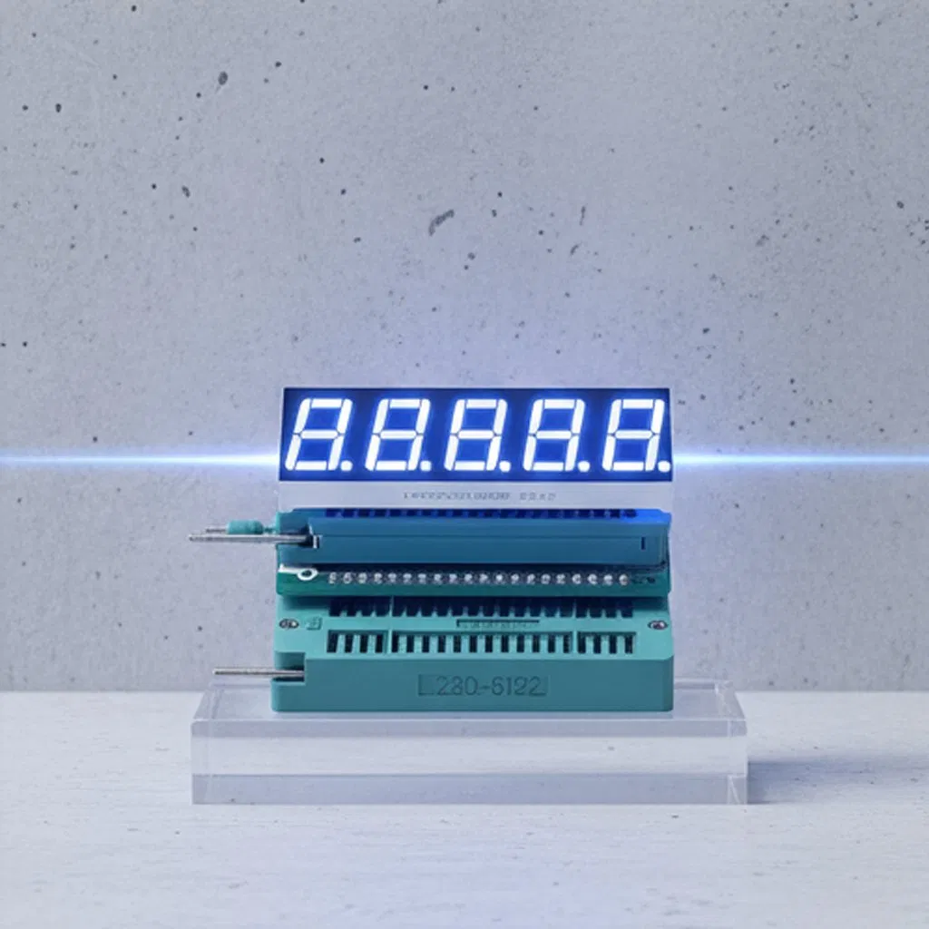 High-Quality 5-Digit 7 Segment LED Display for Process Control