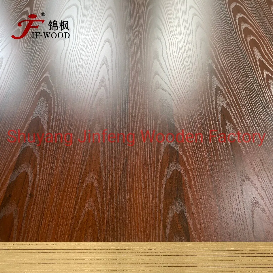 1220*2440mm Embossed/ Matt Surface Melamine Particle Board Plywood MDF