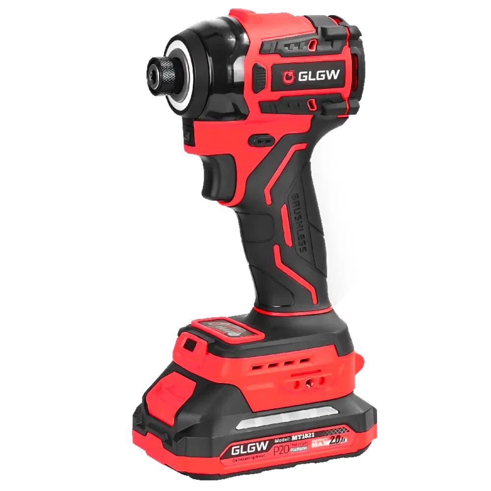 Glgw 18V 350nm Impact Wrench 1/2" 3/4" Cordless Brushless Power Wrench