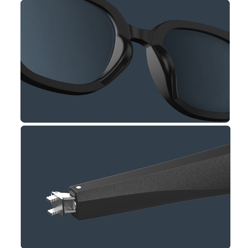 Smart Bluetooth Eyeglasses with Built-in Mic & Speaker
