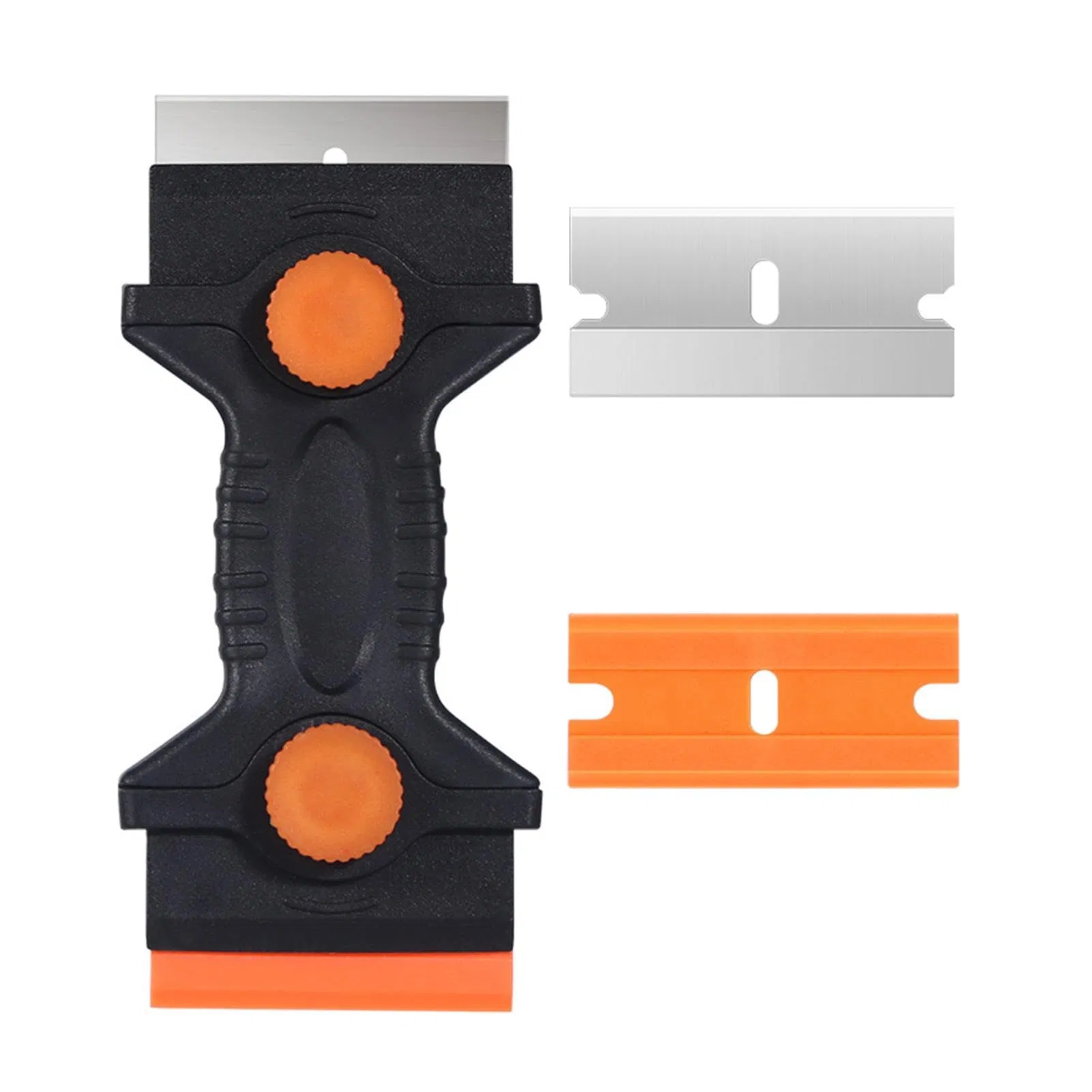 Hautine 110mm Plastic Razor Scraper with Metal and Plastic Blades