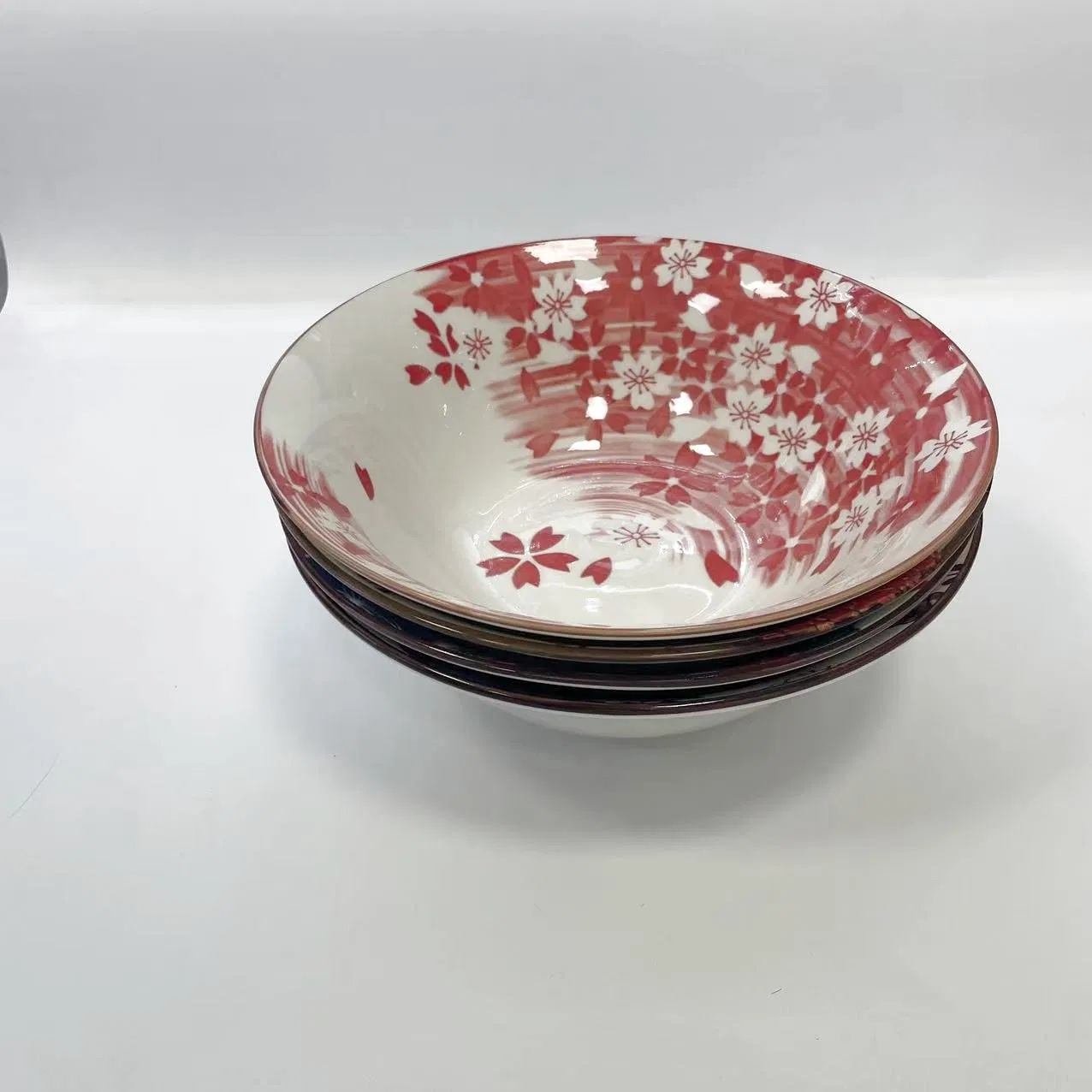 7"Salad Bowl Pad Printing Decal 2 Porcelainware Ceramics Tableware